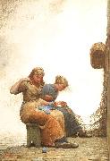 Winslow Homer Mending the Nets oil painting